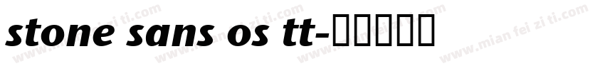 stone sans os tt字体转换